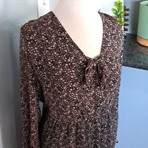 Floral Long Sleeve Dress | Size XXL - Picture 2 of 5